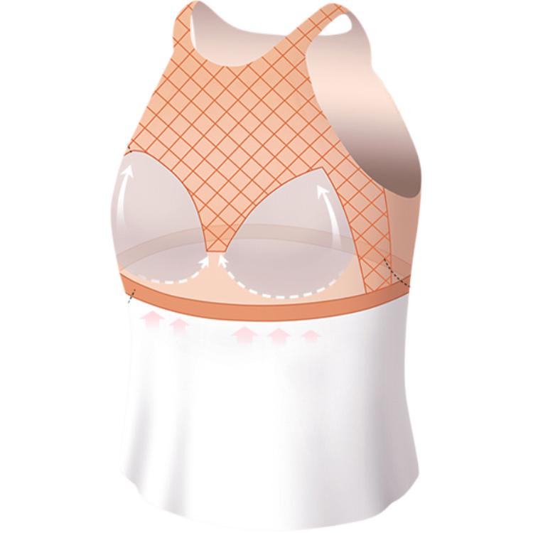 

UNIQLO Топ-майка женская персиково-розовая