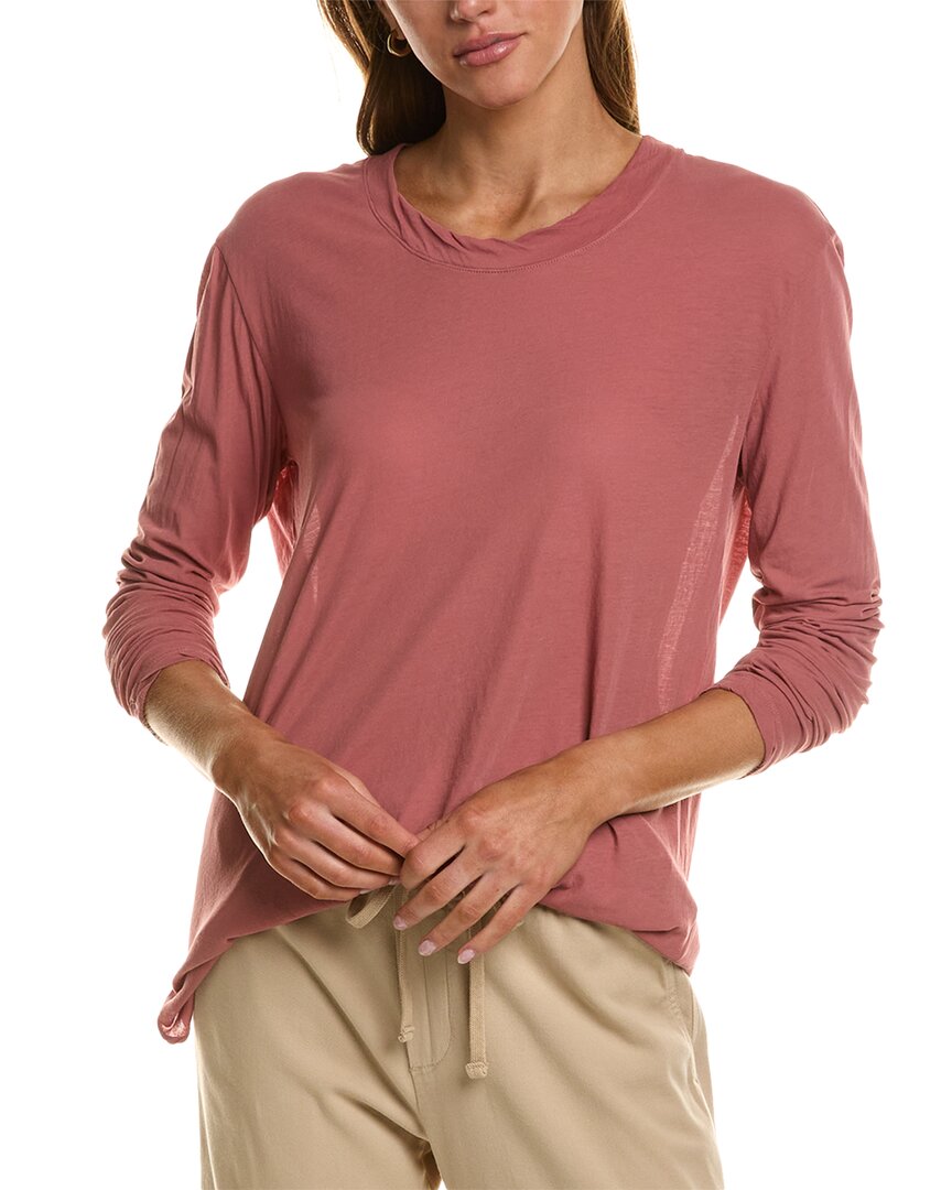 

Футболка James Perse High Gauge Jersey, красный