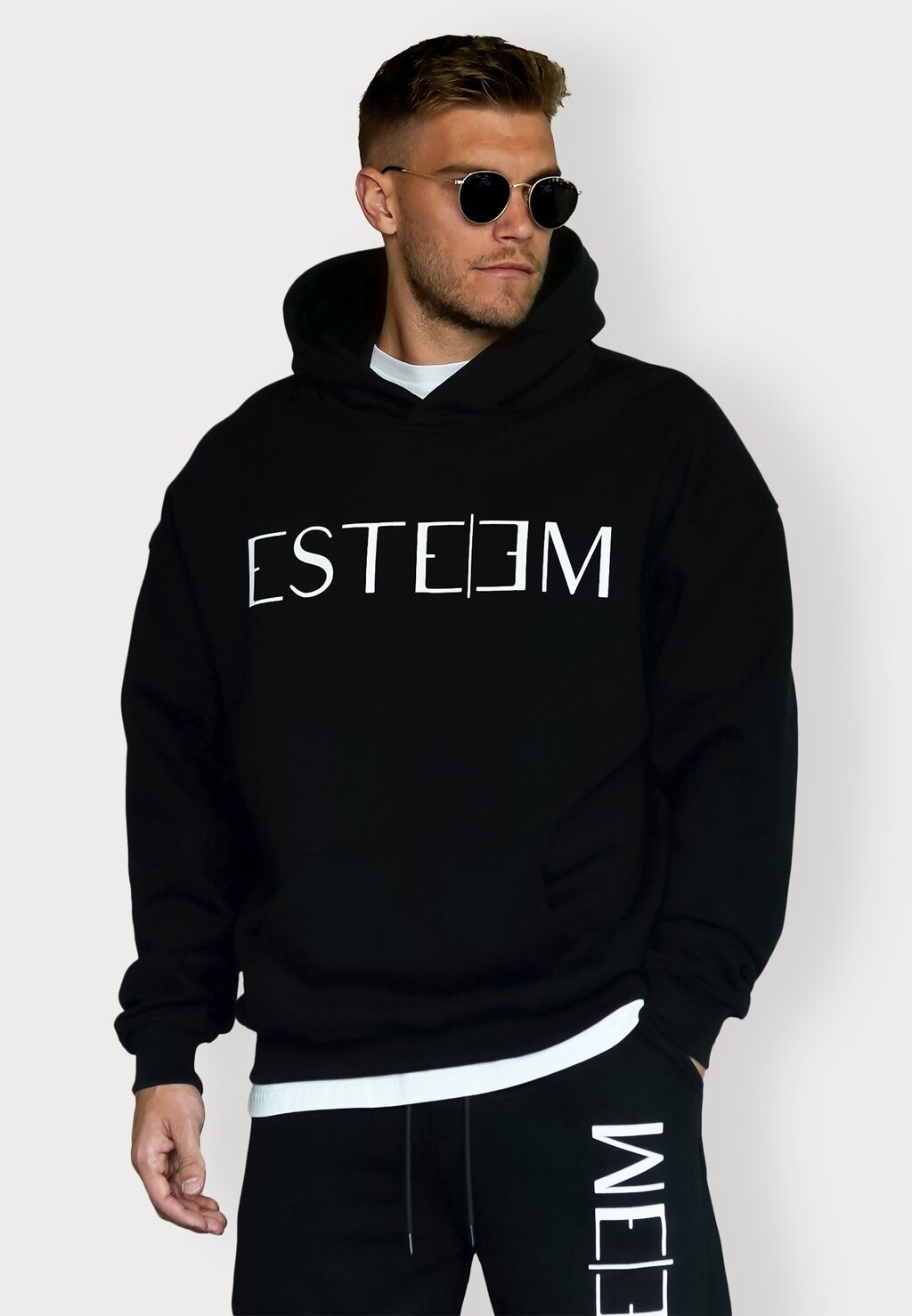 

Толстовка LETTERING OVERSIZED ESTEEM, цвет black