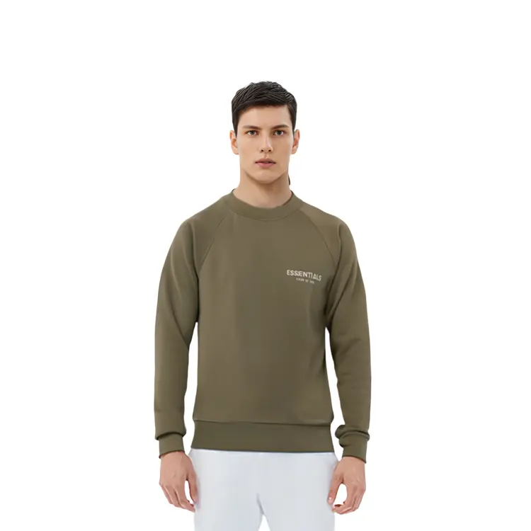 Толстовка унисекс Дубово-коричневый Fear Of God Essentials, коричневый — фото 3
