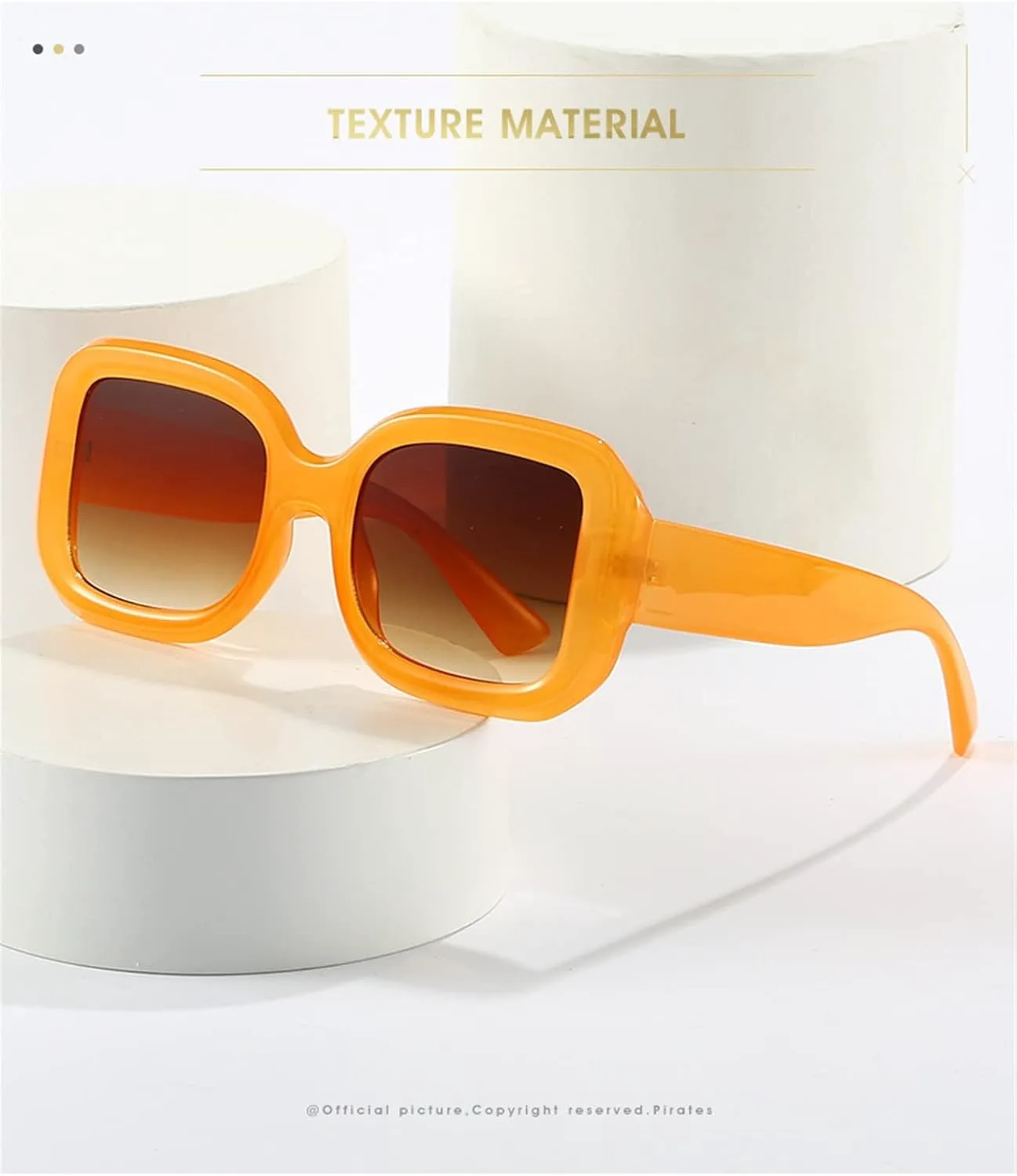 

Солнцезащитные очки GAOXIN Street Shooting Square для мужчин и женщин, предназначенные для защиты от солнца на открытом воздухе (Цвет: E, Размер: Средний), E