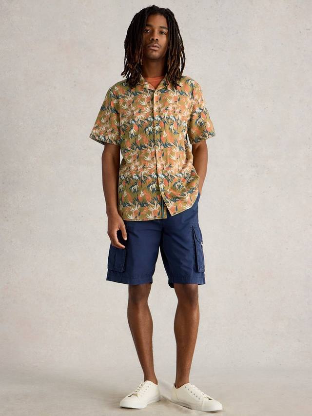 

Hayle рубашка Regular Fit из льняной смеси с цветочным принтом White Stuff, Green/Multi