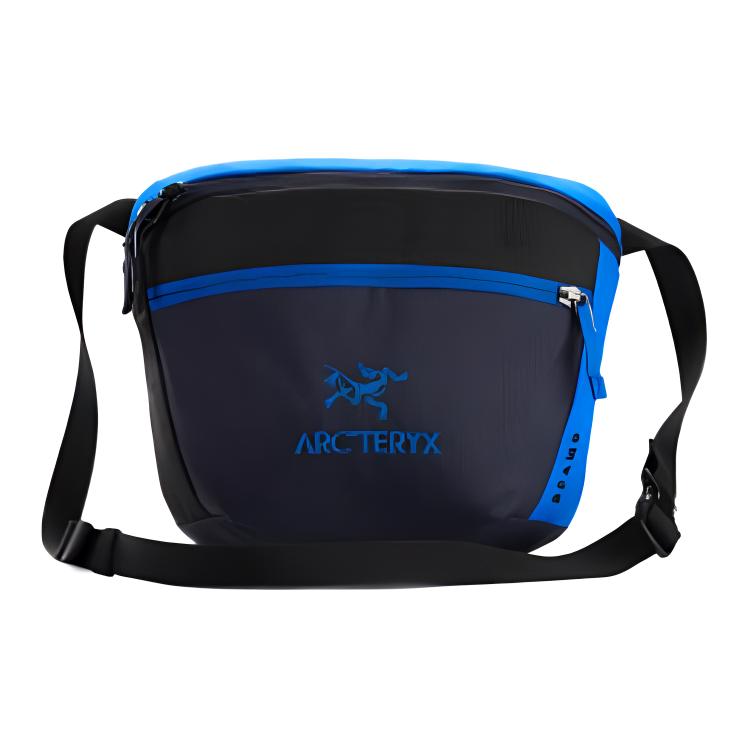 

Arcteryx Сумка через плечо Mantis из переработанного полиэстера в технике боро синий унисекс