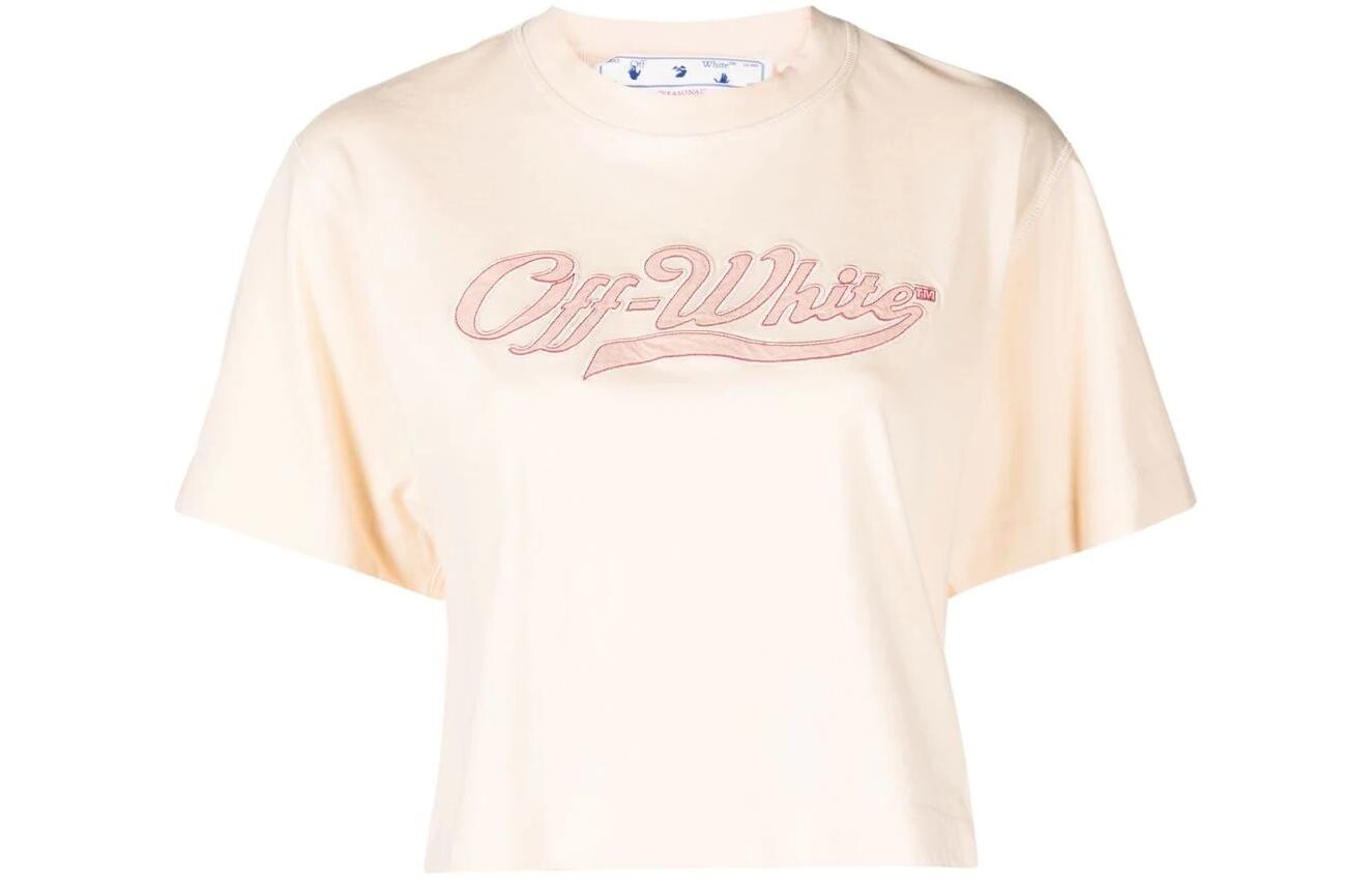 

OFF-WHITE Женский укороченный топ, цвет Beige