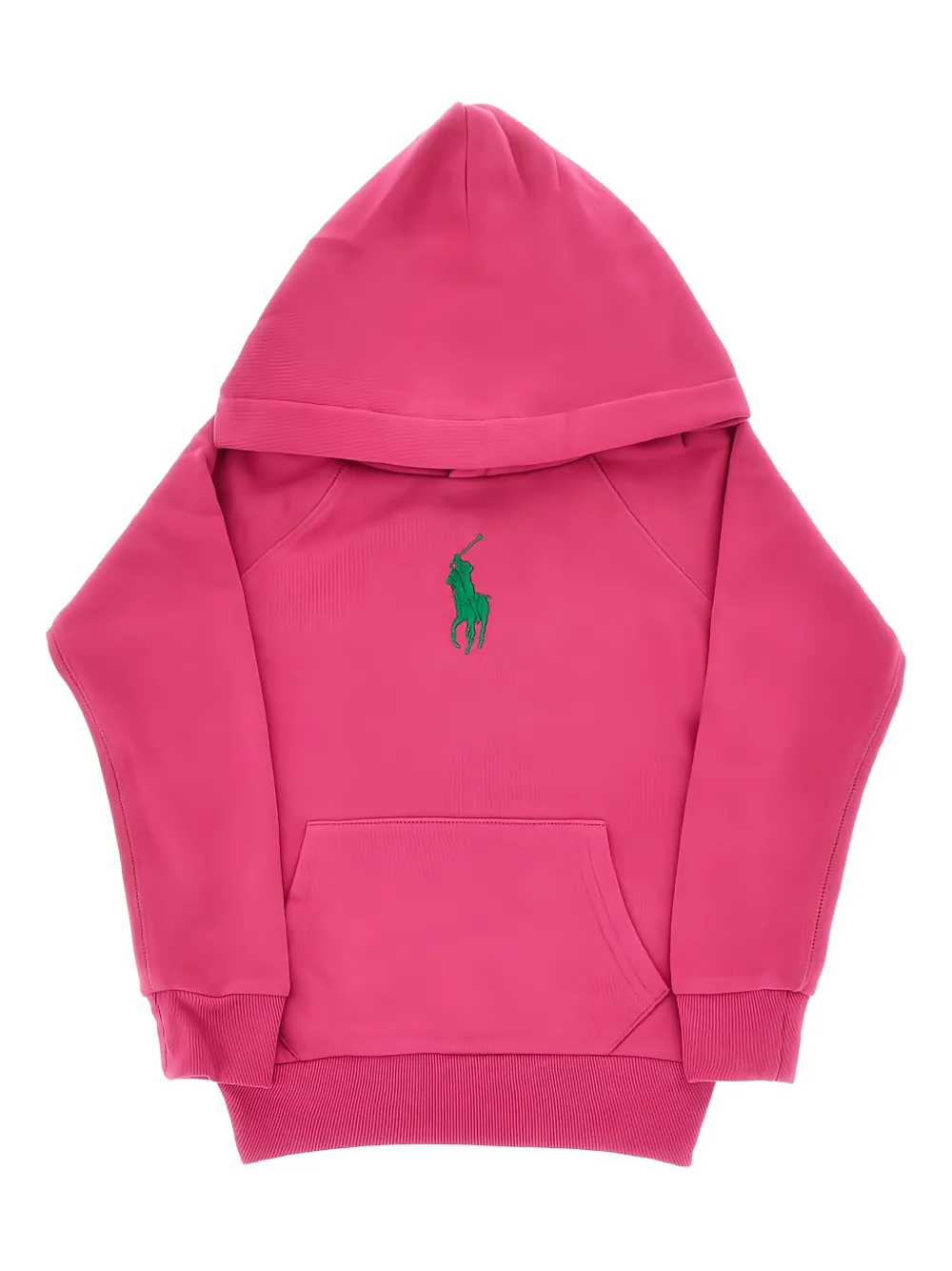 

Худи с вышивкой Polo Ralph Lauren Kids, розовый