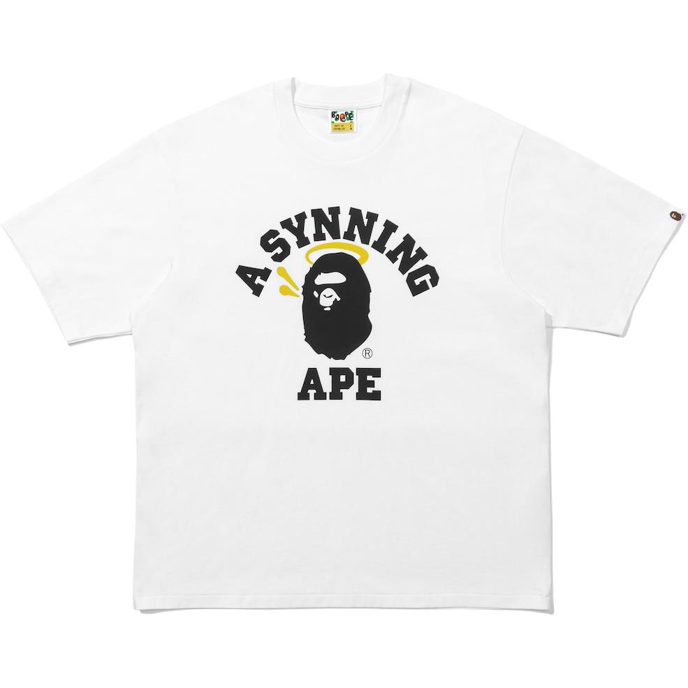 

Футболка мужская SPOTIFY X SYNA от CENTRAL CEE FW25 A Bathing Ape, белый