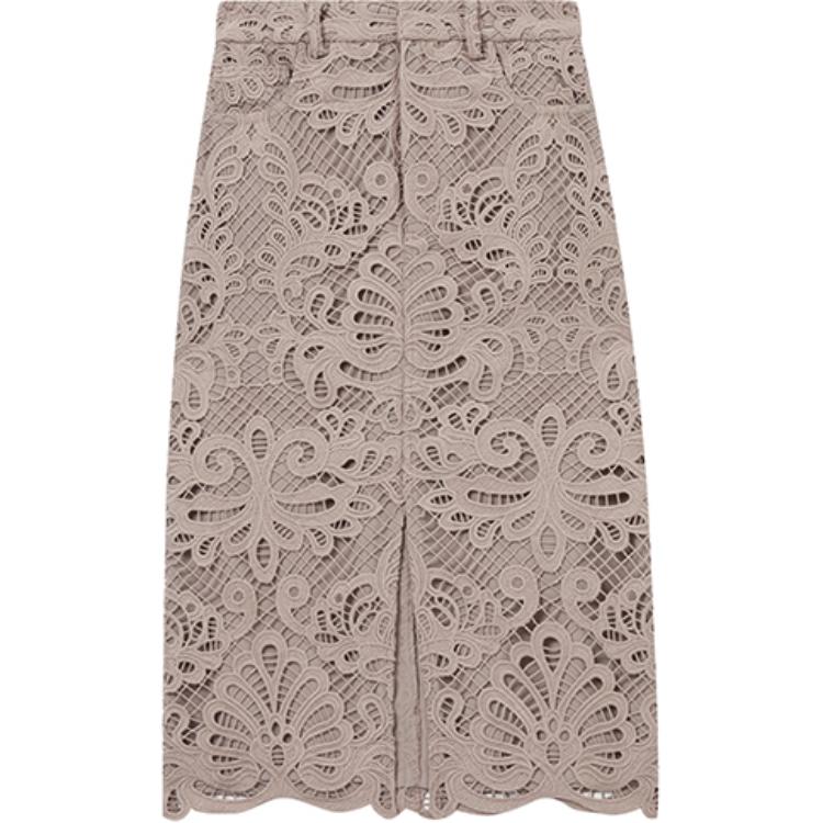 

Self-portrait Повседневная длинная юбка Women's Dark Gray Brown