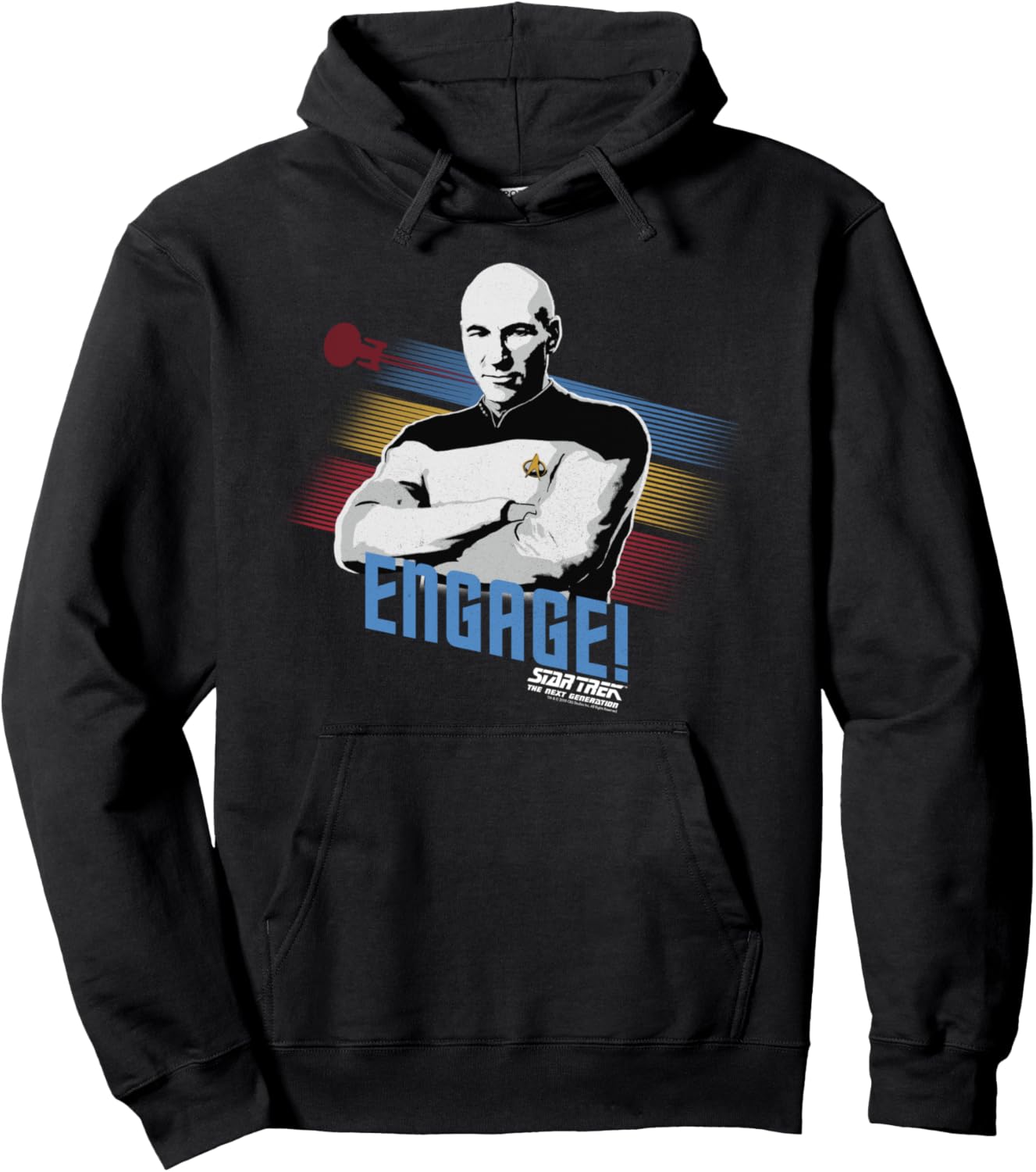 

Худи Star Trek The Next Generation Captain Picard Engage, черный