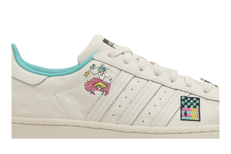 Кроссовки Adidas Arizona x Superstar, белый — фото 2