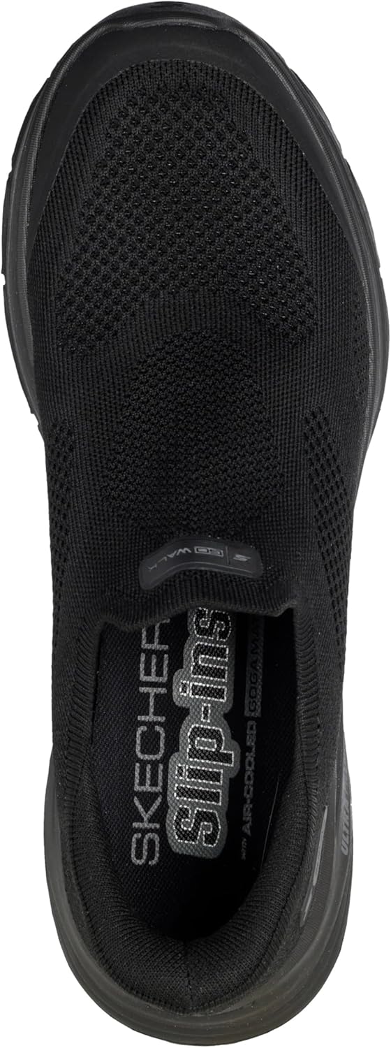 Мужские кроссовки Skechers Go Walk 8 Pelayo с легким надеванием, черный — фото 3