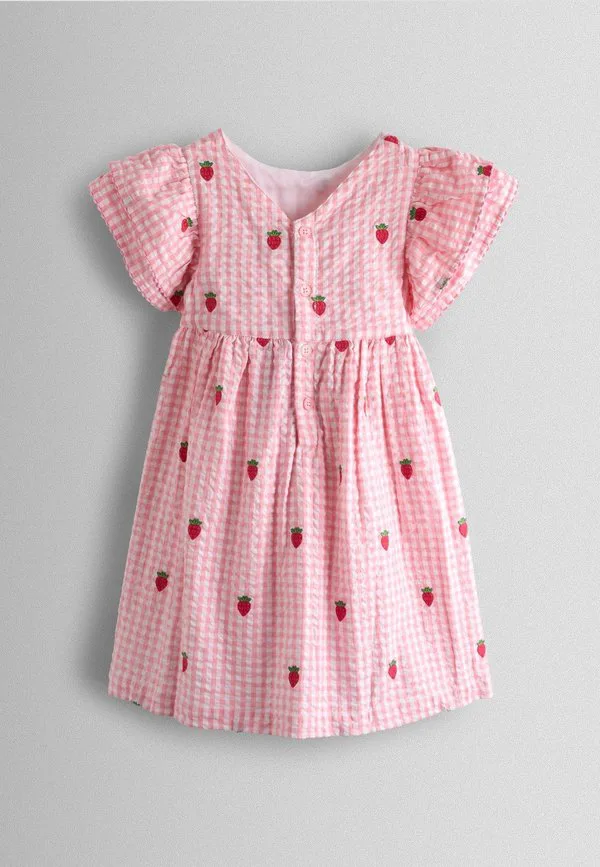 Повседневное платье стандартного кроя Jojo Maman Bébé, Pink — фото 3