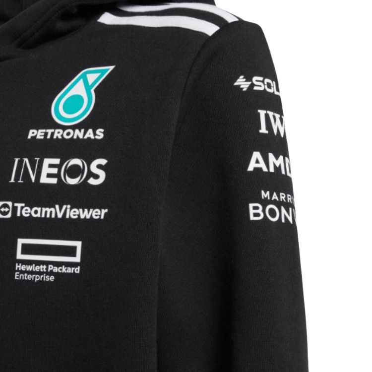 Adidas Свитшот MERCEDES AMG PETRONAS F1 TEAM SS25 Black для подростков — фото 4
