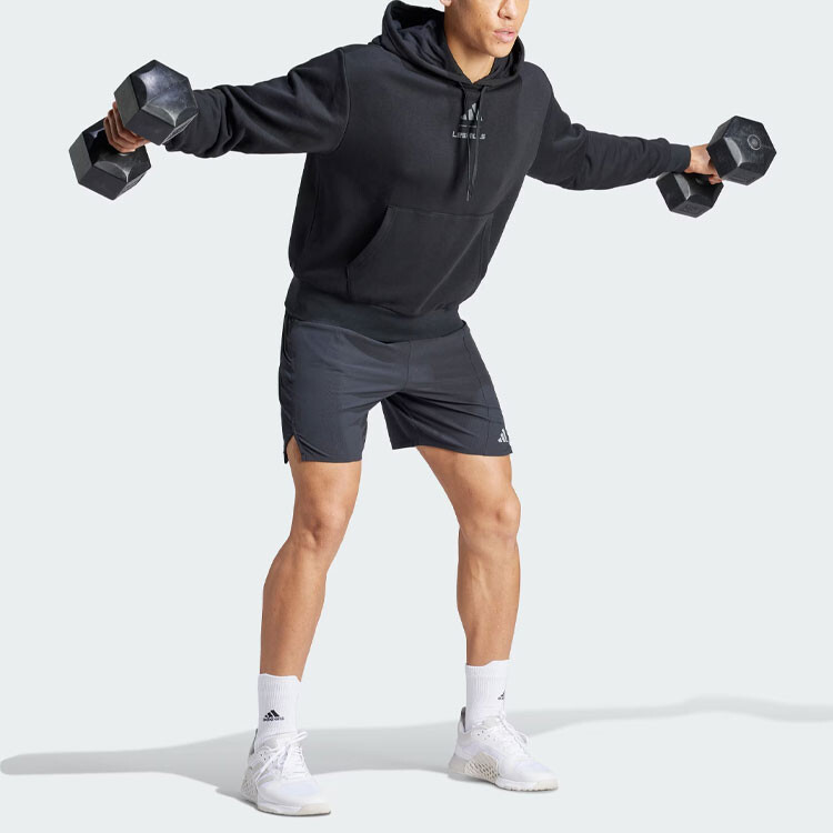 Толстовка LES MILLS унисекс черная Adidas, черный — фото 4