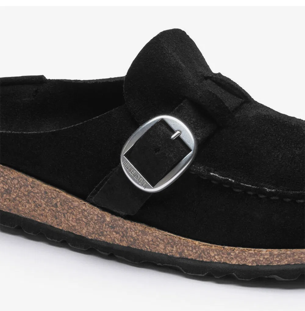 Мужские блоферы Buckley Suede Leather чёрные от Birkenstock — фото 4