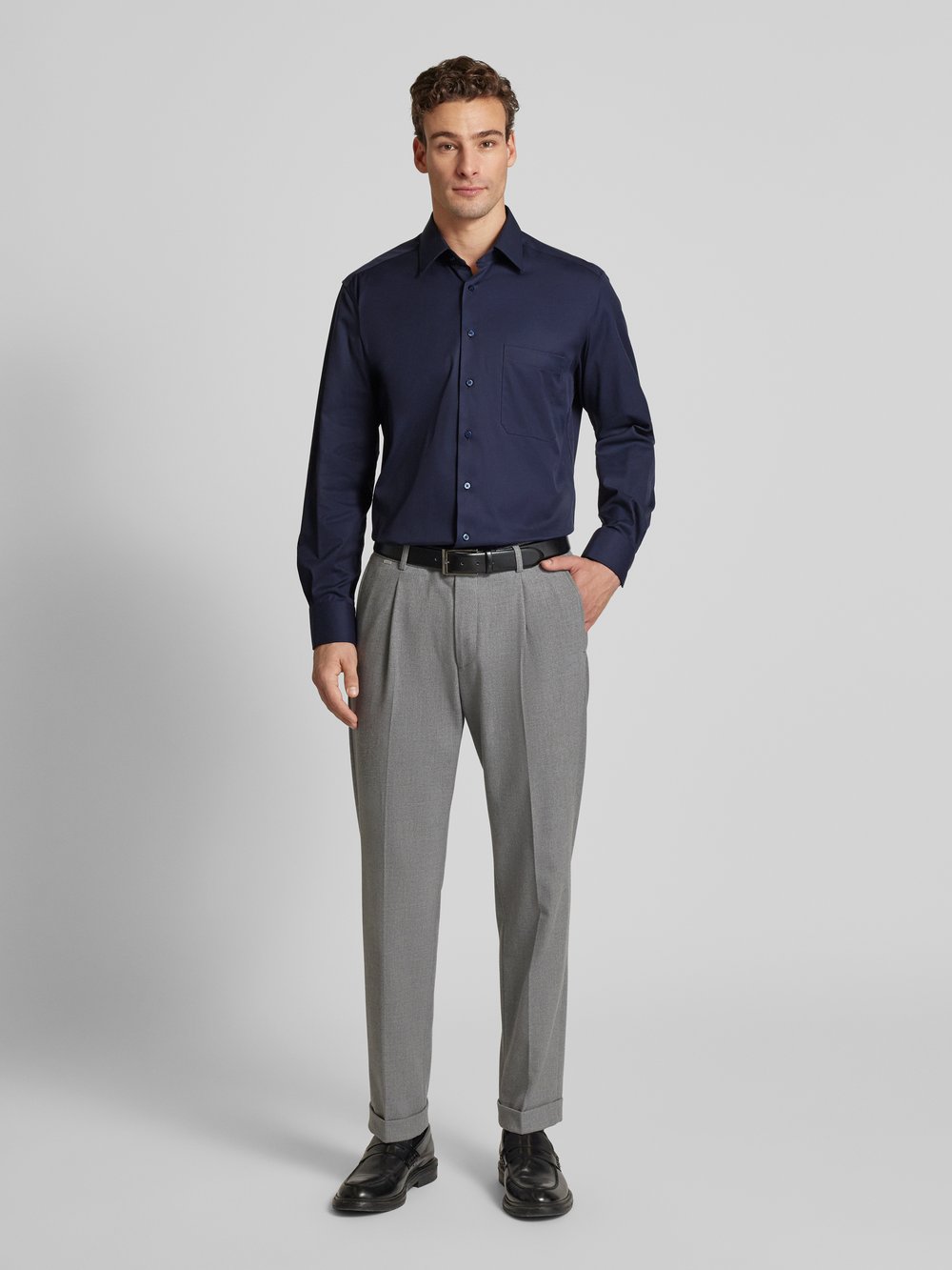 

Рубашка делового покроя Comfort Fit с воротником Kent ETERNA