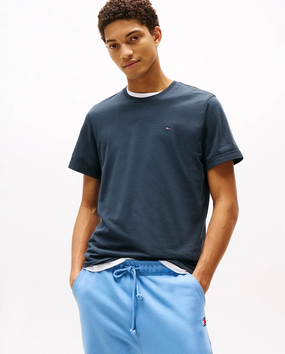

Мужская футболка с коротким рукавом и экстра-узким кроем Tommy Jeans, темно-синий
