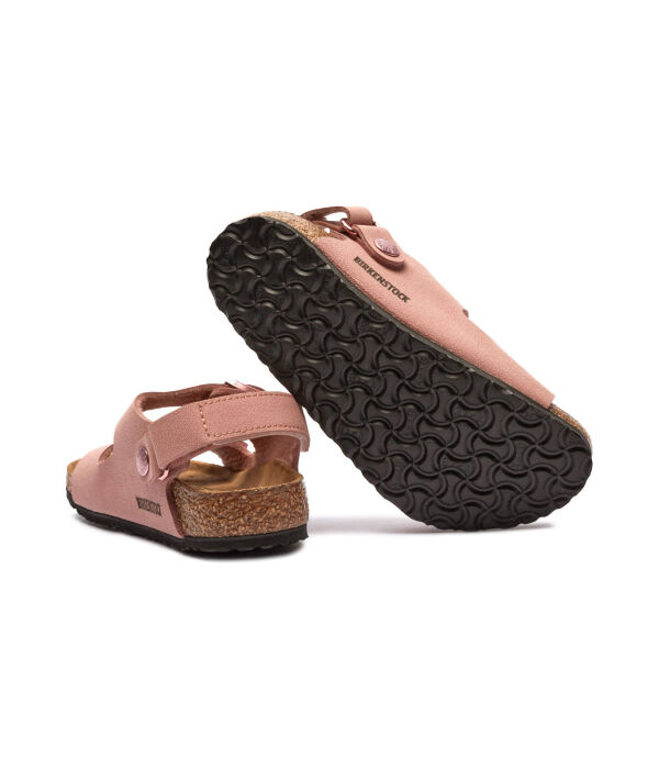 Сандалии Birkenstock Милан с элементами кожи, розовый — фото 4