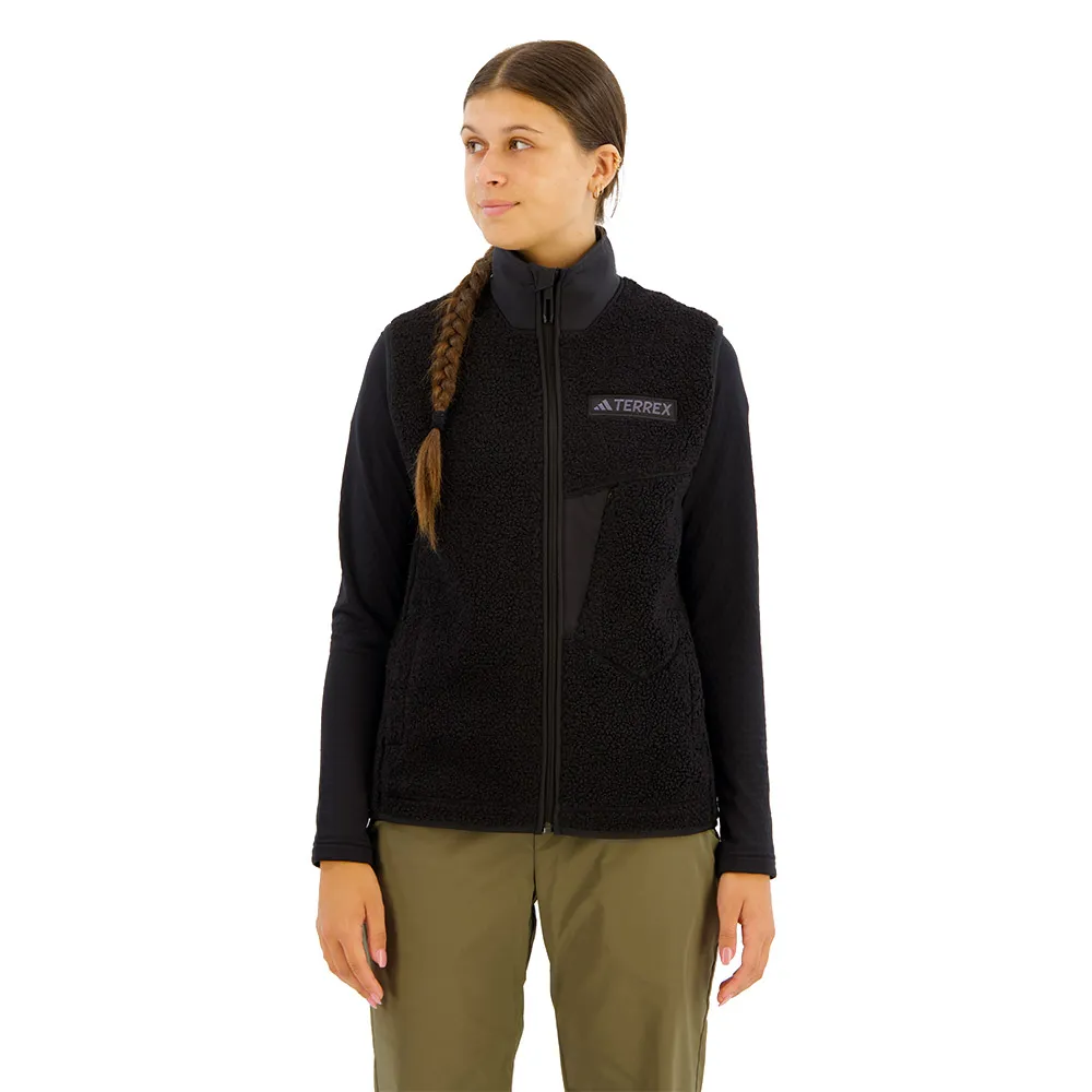 

Жилет adidas Terrex Xploric High Pile Fleece, черный