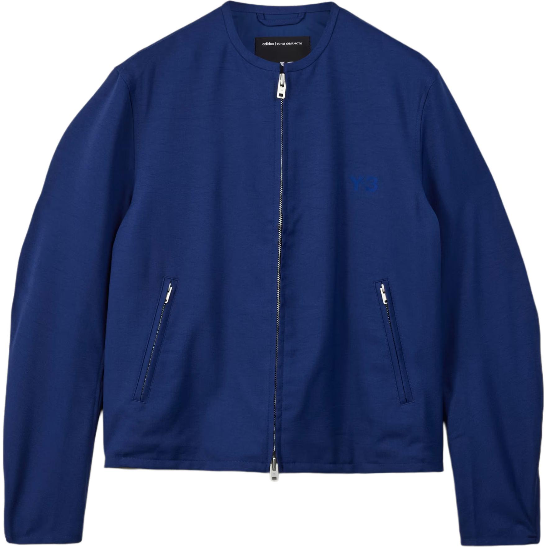 

Adidas With AdiClub Y 3 Mesh 3 Stripes Track Top, Dark Blue