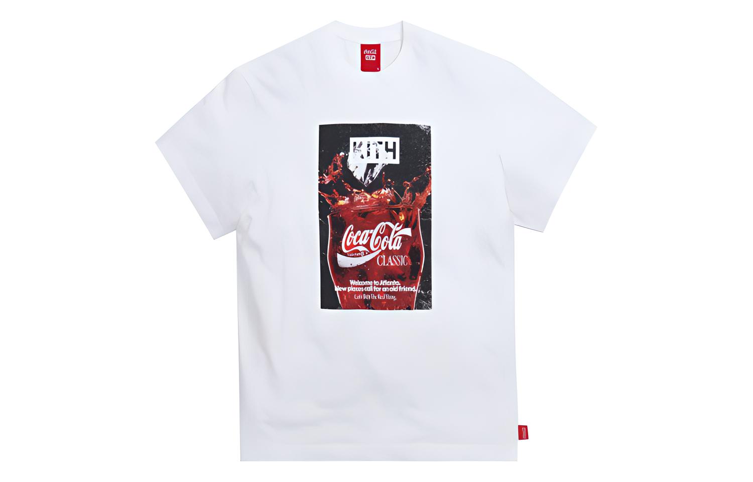 

Винтажная футболка X Coca Cola Splash Kith, белый