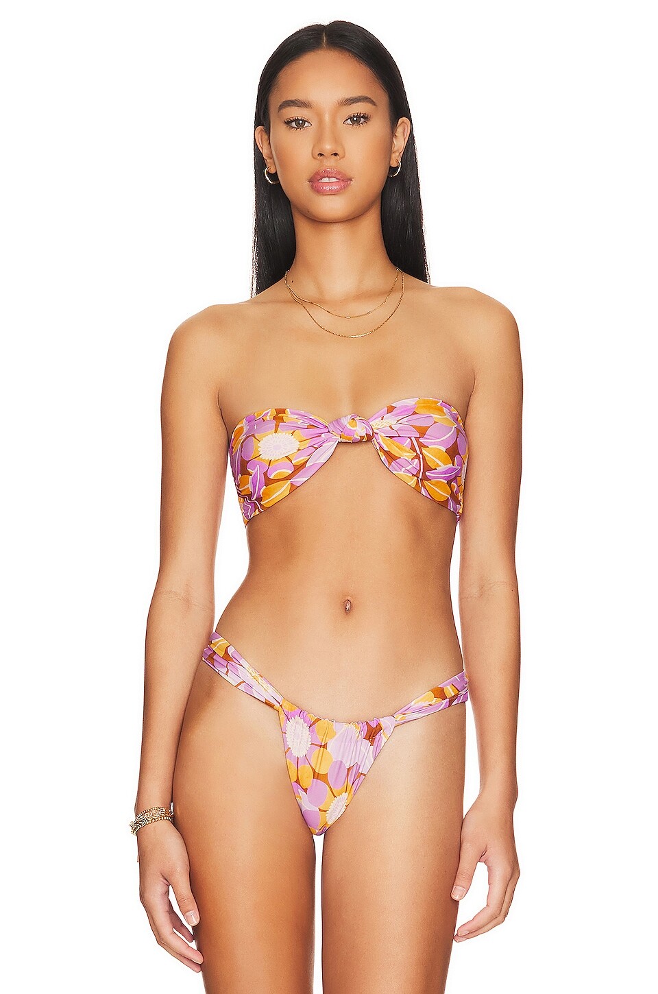

Топ бикини Stone Fox Swim Lele, цвет Retro Bloom