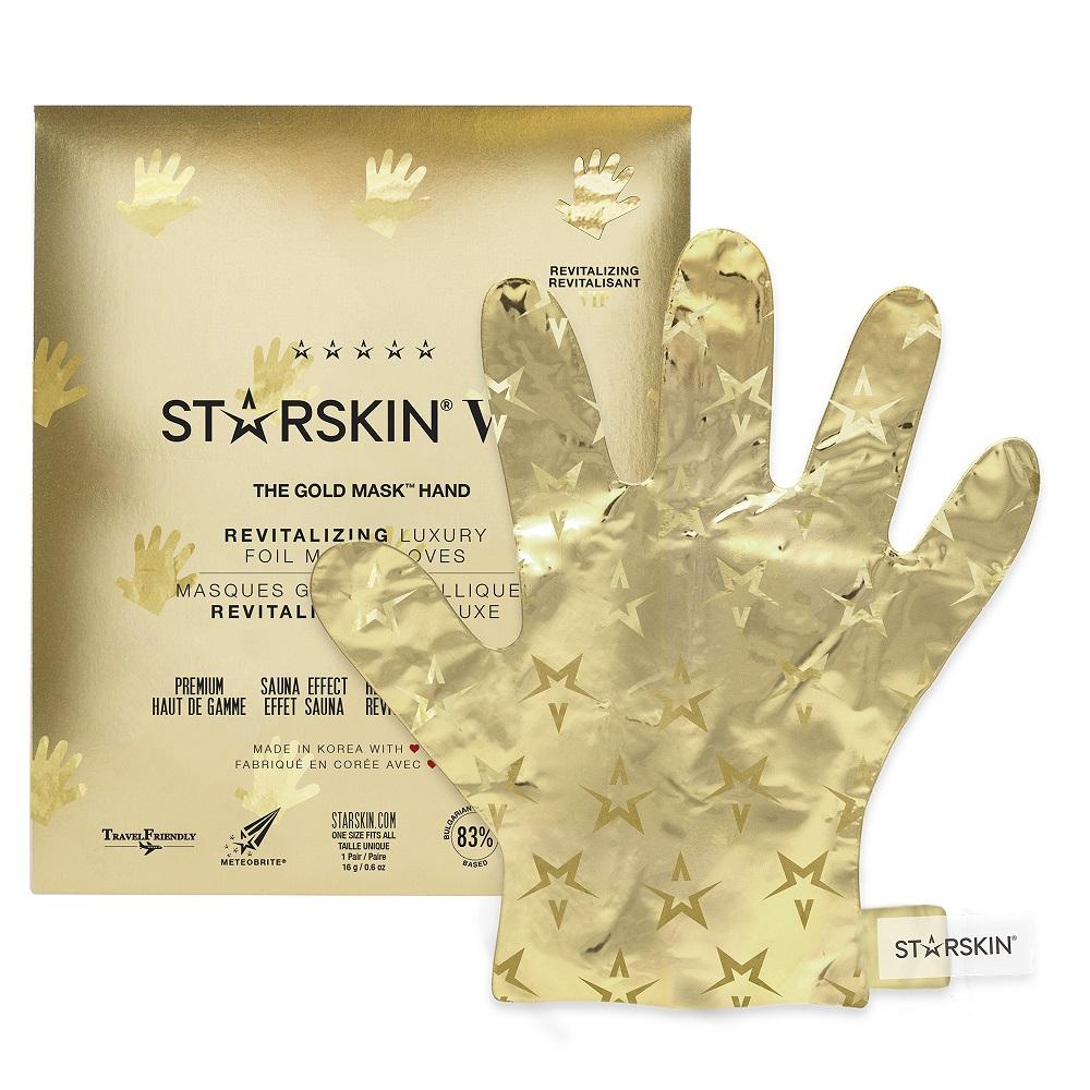 

Освежающая роскошная фольгированная маска для рук - перчатки the gold mask hand revitalizing luxury foil mask gloves Starskin, количество 1 шт.