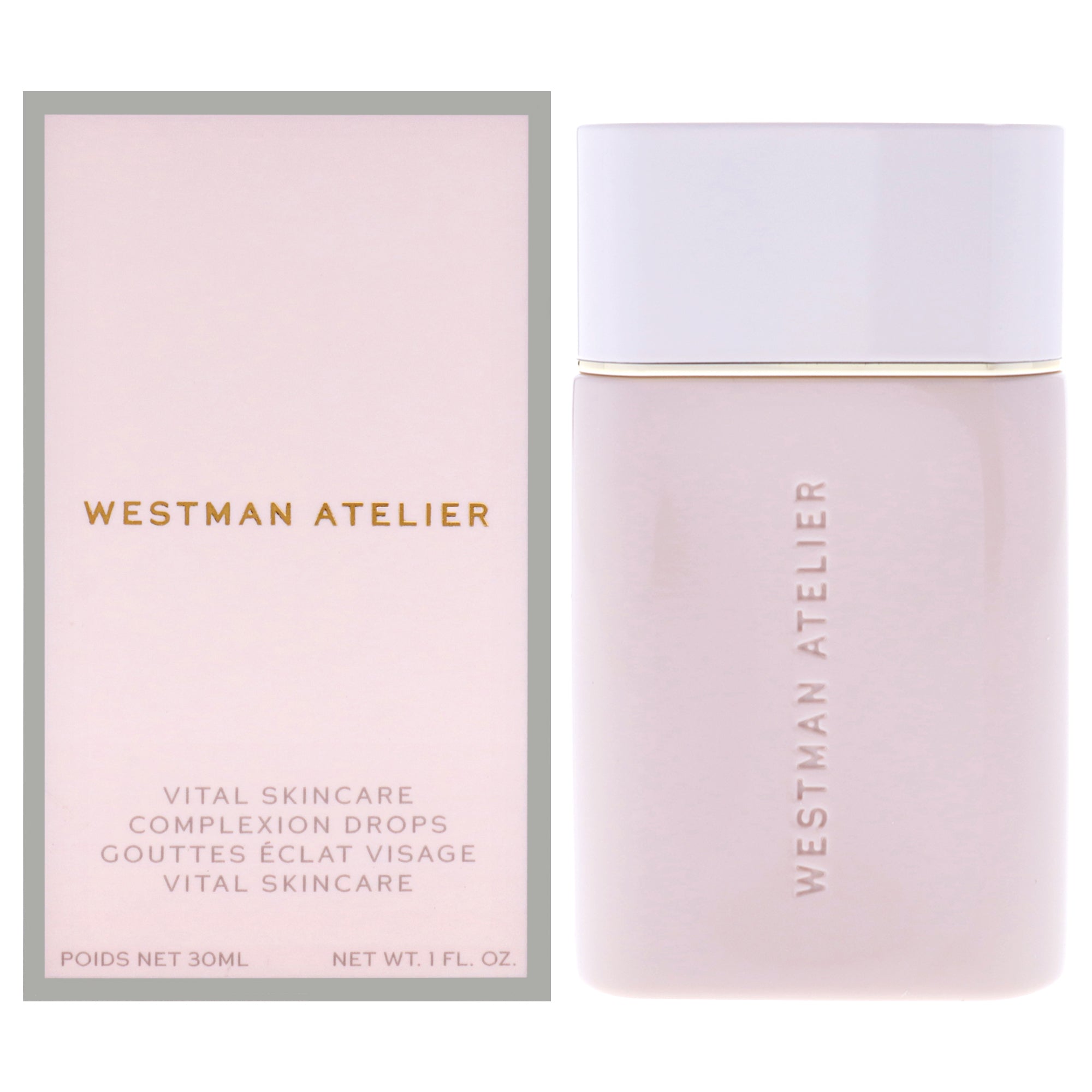 

Капли для лица Vital Skincare Complexion Drops - II Atelier от Westman Atelier для женщин - 1 унция макияжа Westman Atelier, 1 Oz