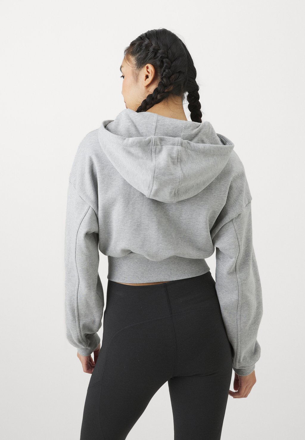 

Толстовка на молнии HOODIE adidas by Stella McCartney, цвет Mottled Light Grey