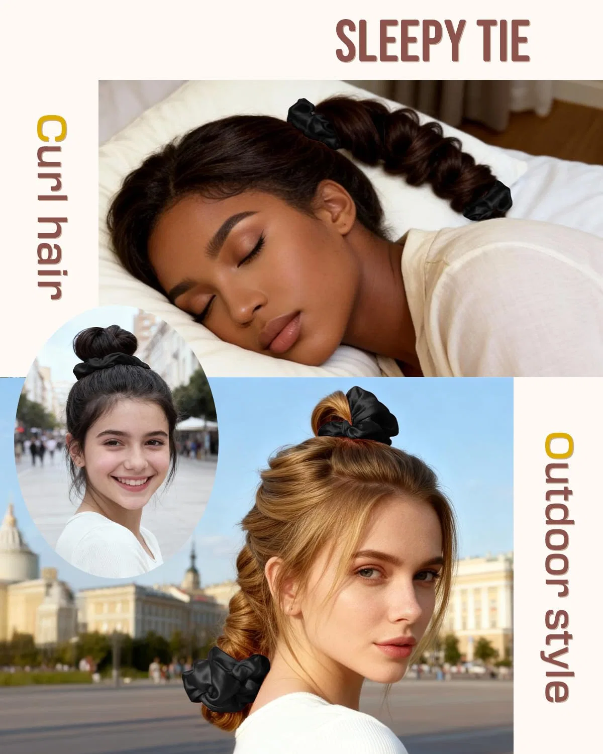 Бигуди для холодной завивки BONNET QUEEN Overnight Curlers Bonnet Queen, Black — фото 4