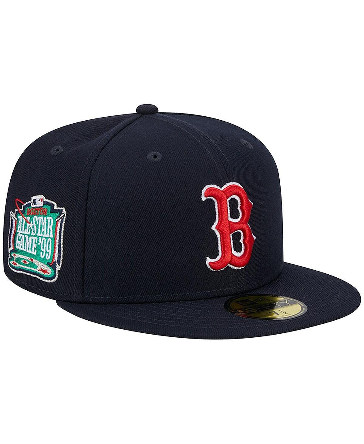 

Мужская темно-синяя бейсболка Boston Red Sox 1999 All Star Game Team, цвет 59FIFTY, облегающая шляпа New Era