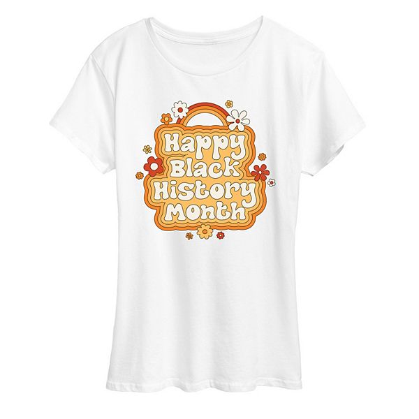 

Футболка женская Happy Black History Month с цветочным принтом Licensed Character, White, Белый, Футболка женская Happy Black History Month с цветочным принтом Licensed Character, White