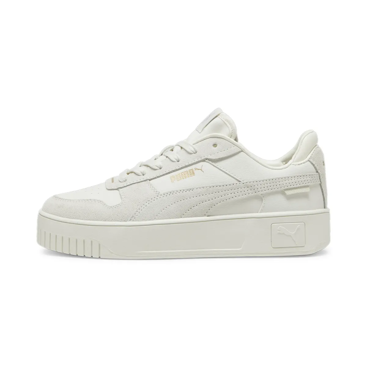 Кроссовки PUMA "CARINA STREET SD", цвет Vapor Gray-Vapor Gray- Puma Gold — фото 3