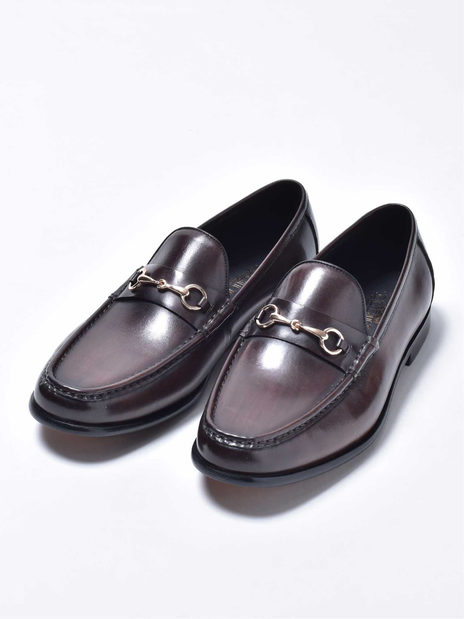 Кожаные лоферы LUCIUS, Dark Brown