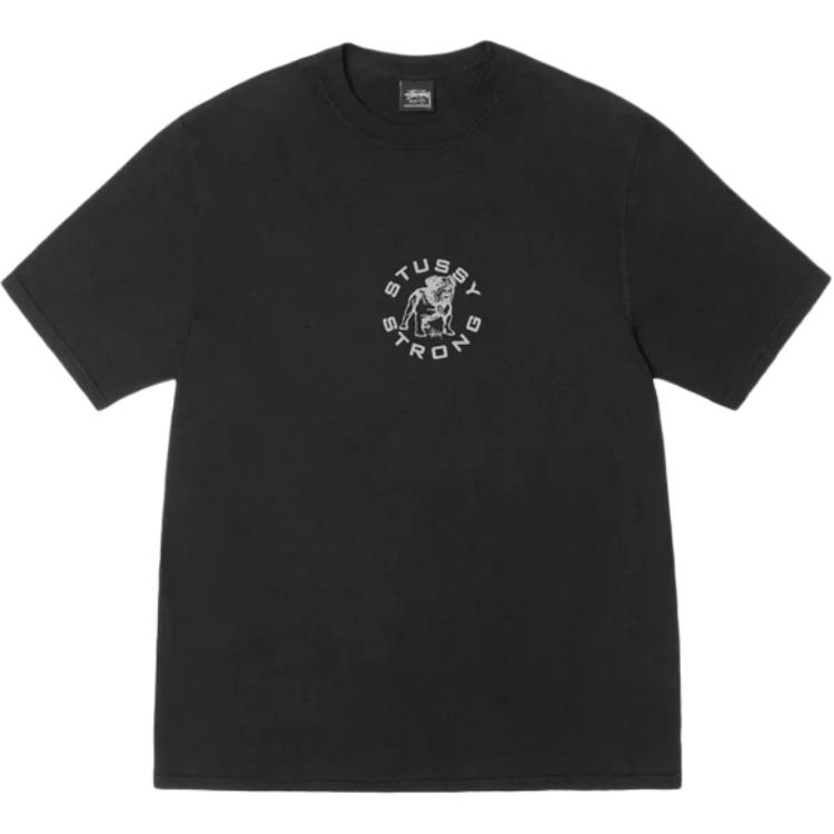 

Футболка Stüssy Strong Mac Pigment Dyed Stussy, черный