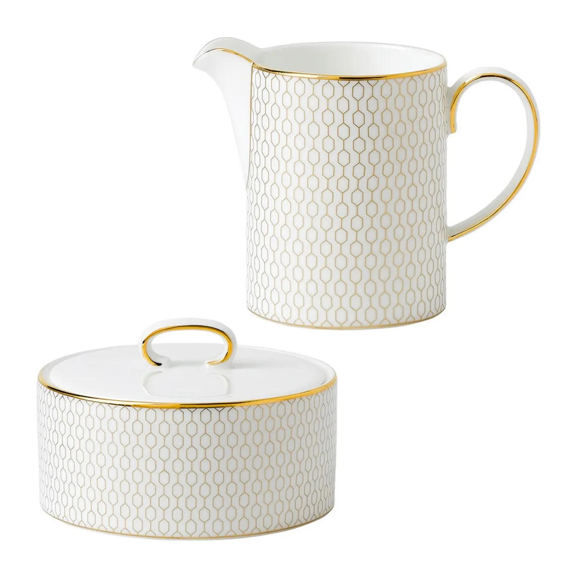 

Набор сахарницы и молочник а Arris Wedgwood, белый