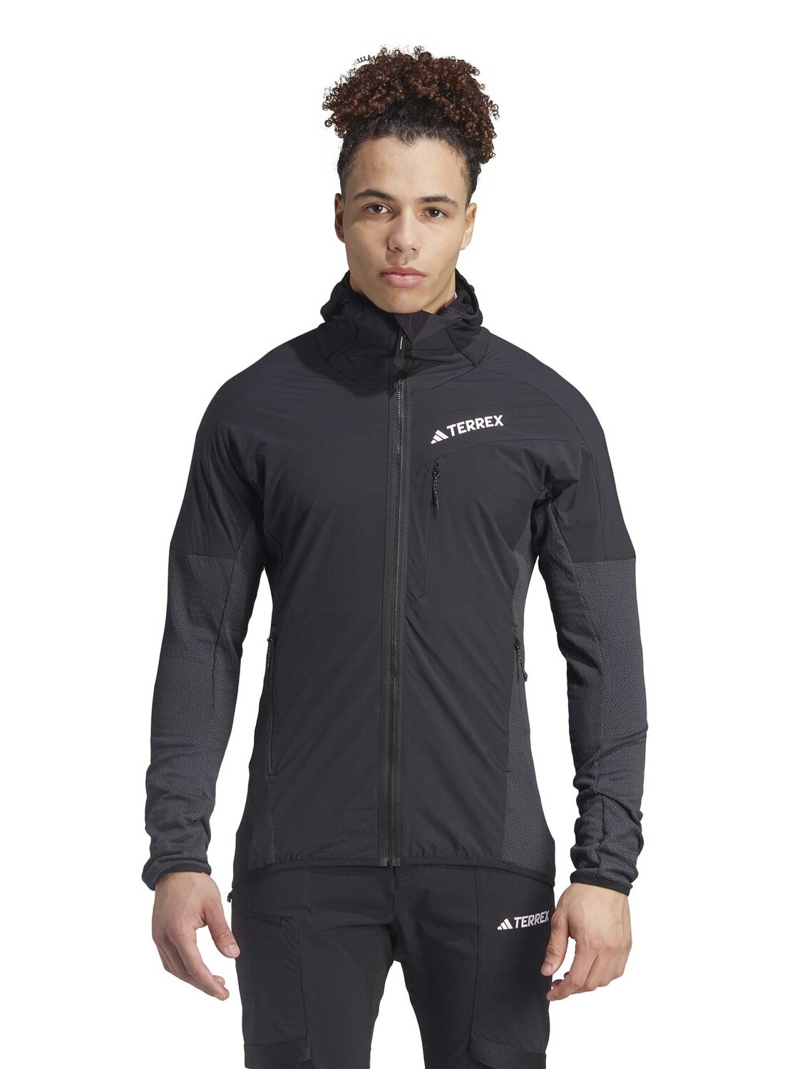 

Ветровка Adidas Performance Terrex Techrock Hooded Wind Fleece, черный