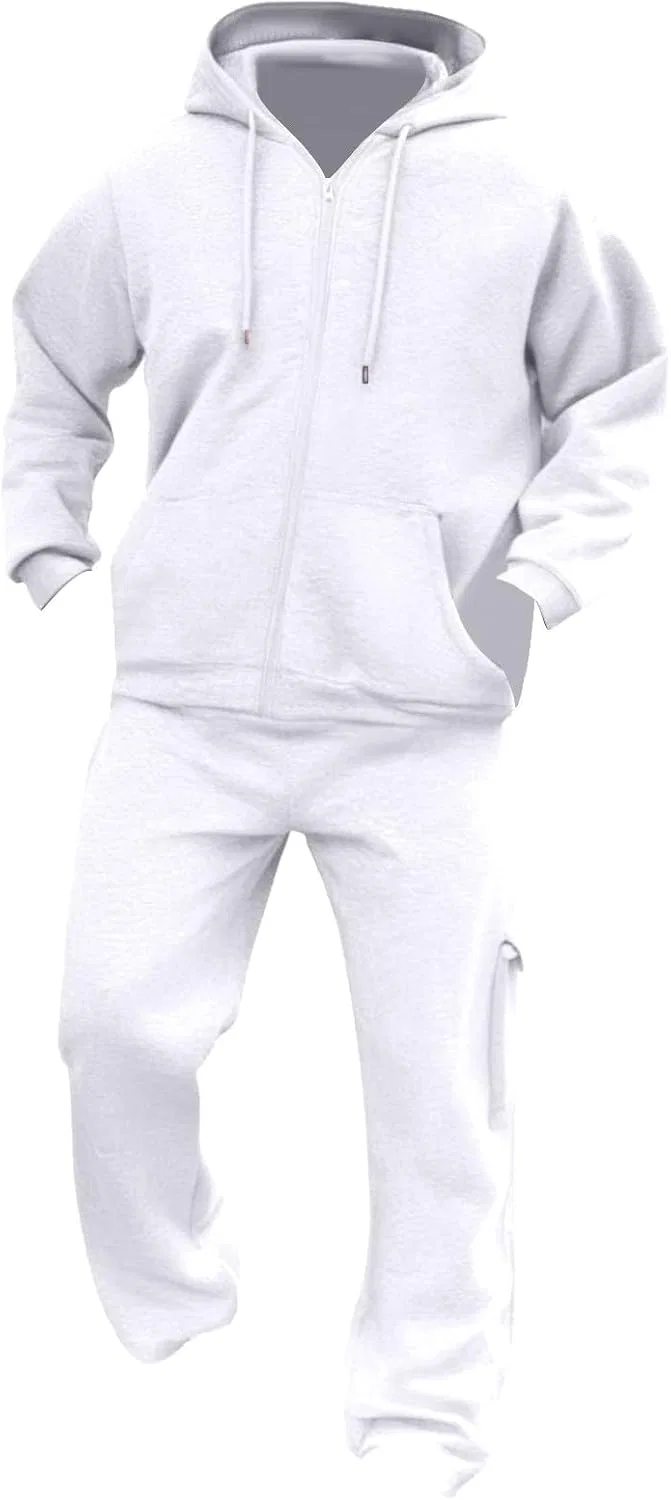 Спортивный костюм с капюшоном, Generic, 2 предмета, White — фото 2