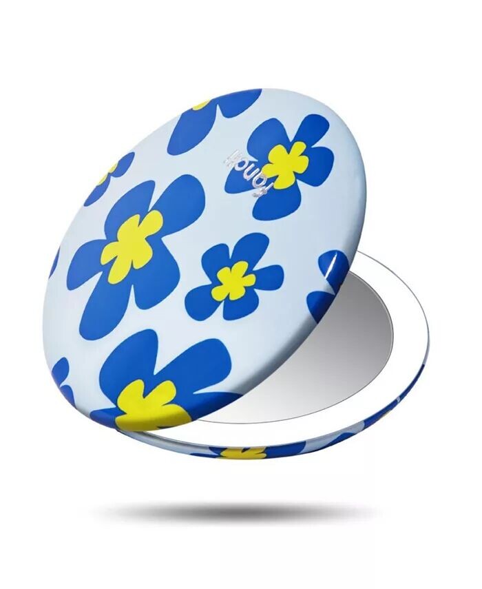 Компактное зеркало Taylor 5 дюймов со светодиодной подсветкой Fancii, цвет Flower Power