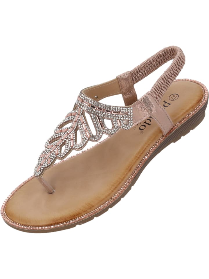 Классические босоножки palado, цвет rose shiny combi