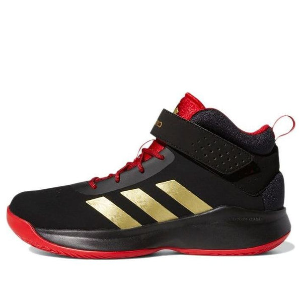 

Кроссовки adidas Cross Em Up 5 Wide Slip On 'Core Black Gold Metallic Scarlet', черный