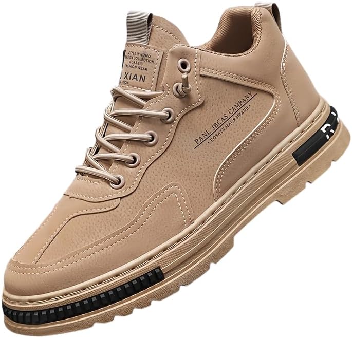 

Мужские всесезонные туфли, низкие кроссовки на шнуровке, черные повседневные обувь Hoalox