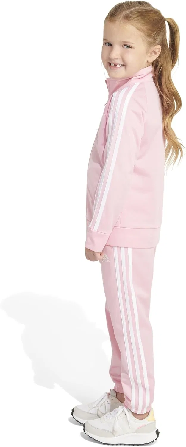Детский спортивный костюм с курткой и брюками adidas, Light Pink — фото 4