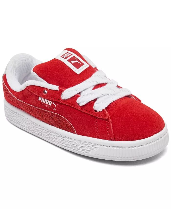 

Кроссовки для девочек Suede XL Glitz Skate Casual от Finish Line Puma, красный