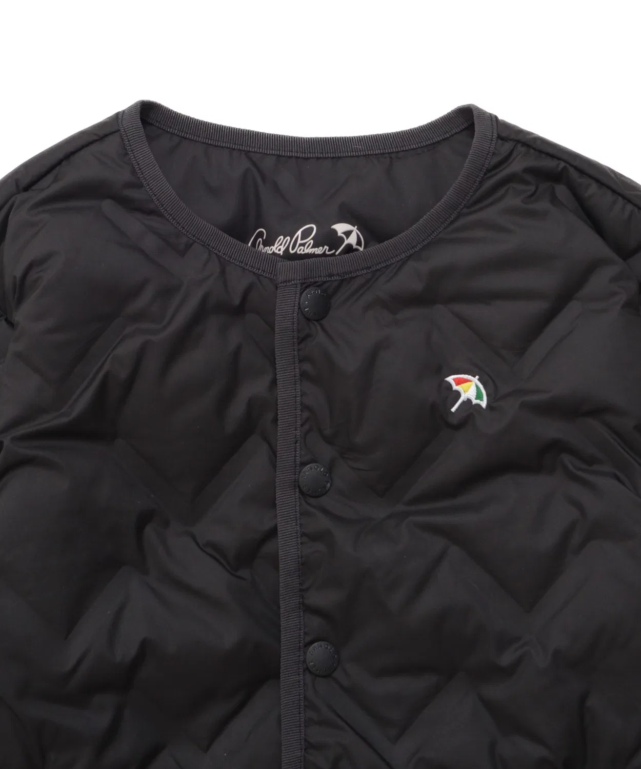 Детская дутся без швов куртка Arnold Palmer 700FP белый офф — фото 3