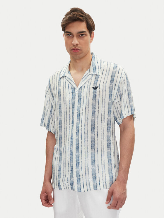

Рубашка обычного кроя EM000593 AF12351 F0027 Emporio Armani, голубой