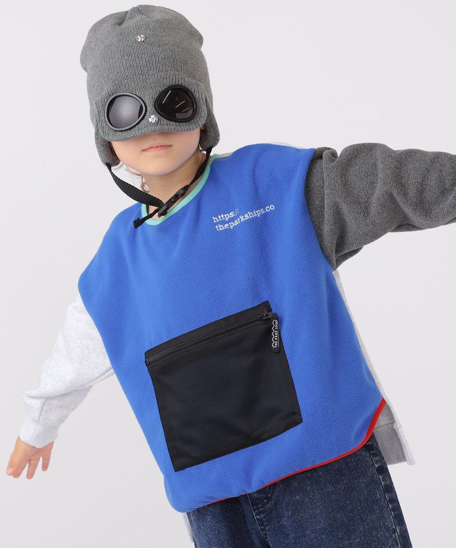 Свитшот Магазин "Парк": 115~145 см / Разноцветный флис Ships Kids, Royal Blue — фото 2