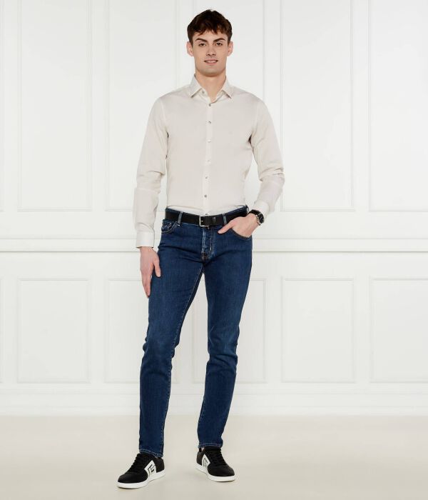 Рубашка Slim fit Calvin Klein, желтый — фото 2