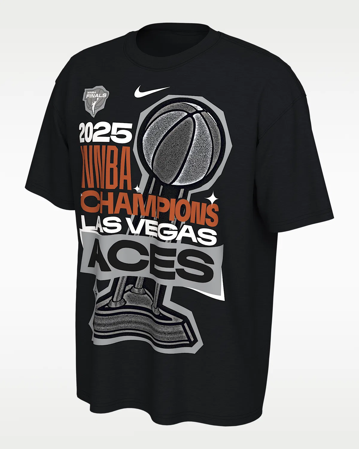 Unisex Nike WNBA T-Shirt Las Vegas Aces, Black