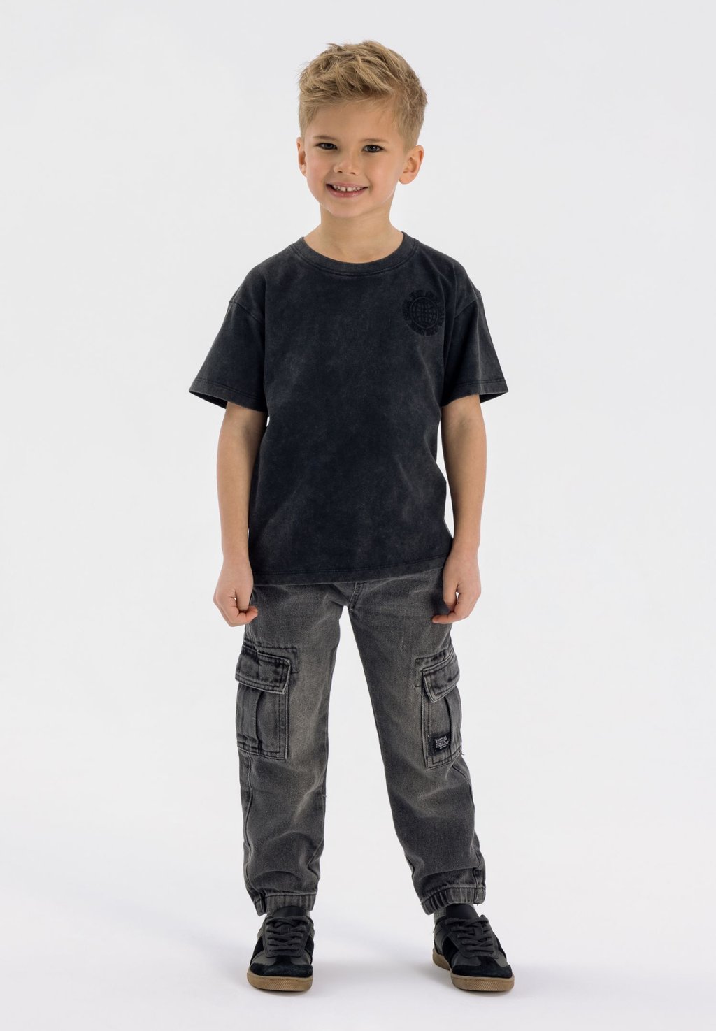 

Мешковатые джинсы DISTRESSED MINOTI, деним серый