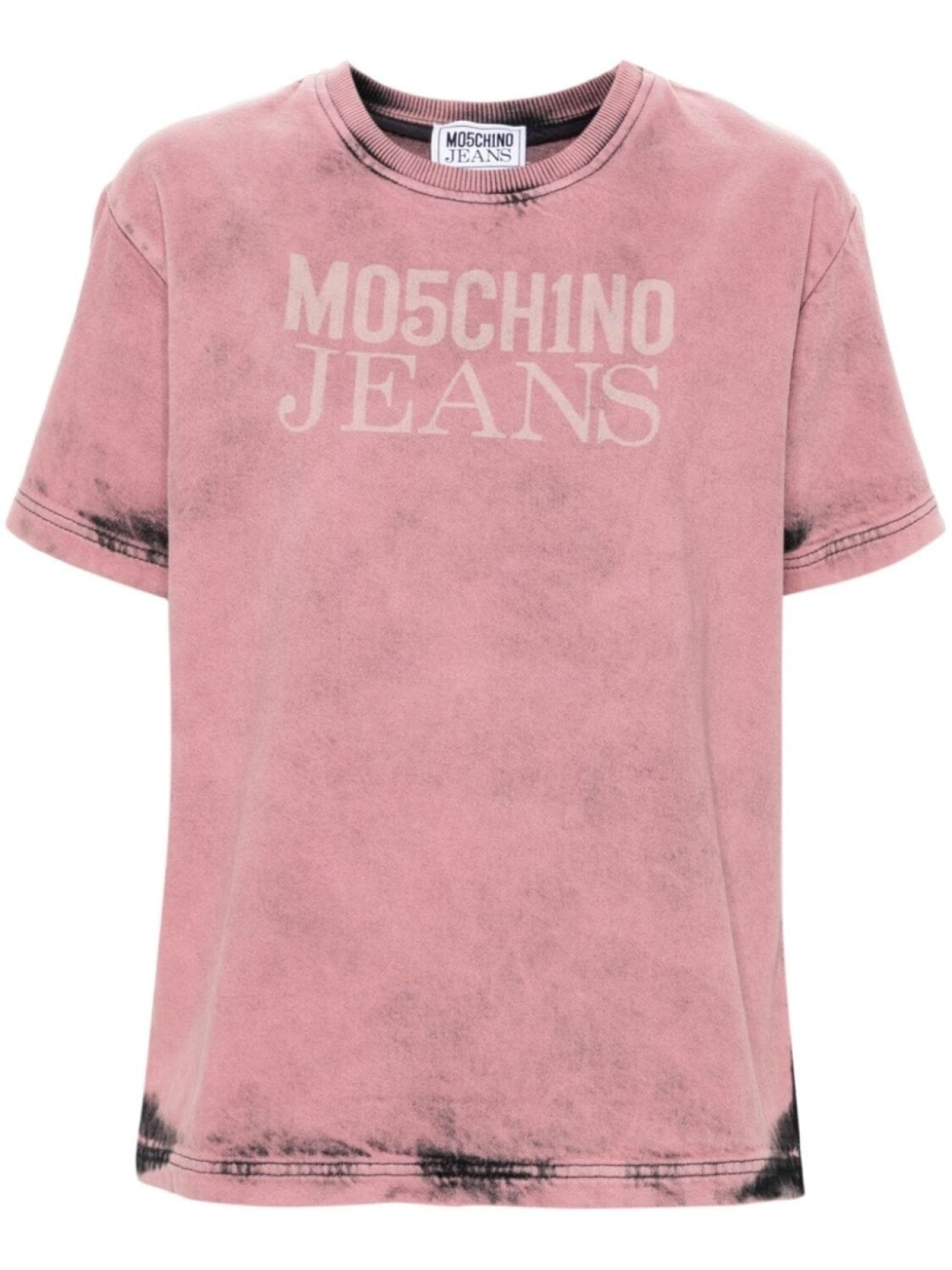 

MOSCHINO JEANS футболка с логотипом, розовый